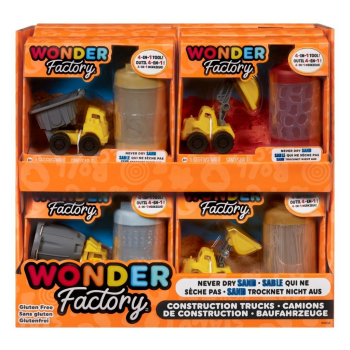 Wonder Factory Never Dry Sand Trucks (12szt)